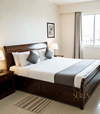 Budget hotel room furniture design