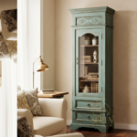 Green Almirah | Almirah Rack Furniture | Single Door Display Stand