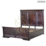 Maharaja Inspire Carved High Head Rest Design Indian Hotel Resort Bed Design