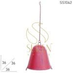 Red Distress Metal Ceiling Light For Home & Commercial Places