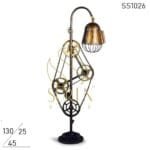 Rustic Design Cycle Part Floor Lamp