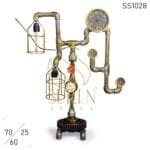 Sanitary Pipe & Meter Recycled Table Lamp