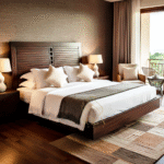 Solid wood modern hotel furniture design
