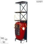 Tractor Design Automotive Wine Cabinet Display Unit