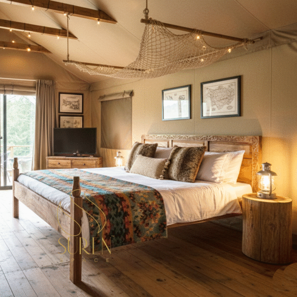 camp tent room furniture design