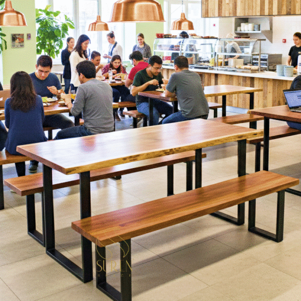 canteen food court dining set
