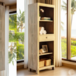 Shabby Chic Open Display Cabinet Cum Bookcase