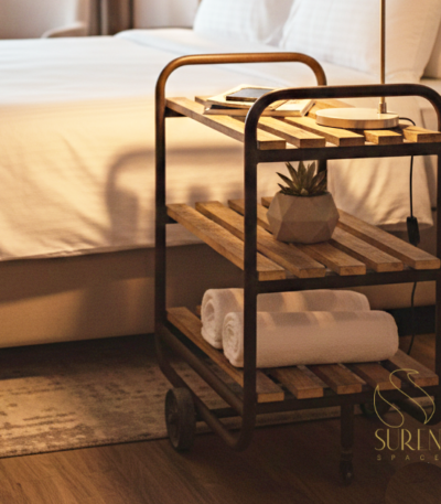 industrial side table