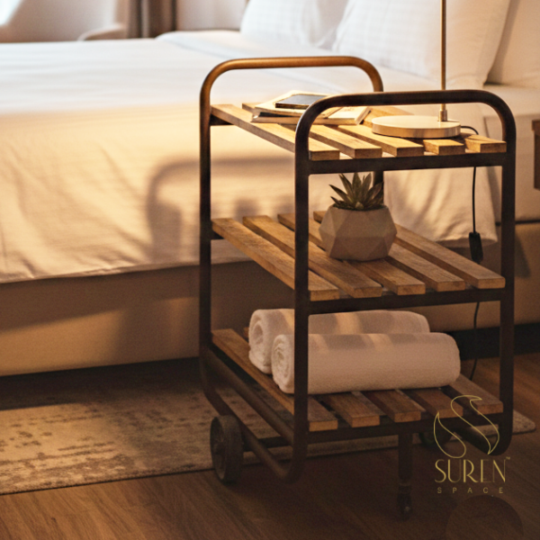 industrial side table