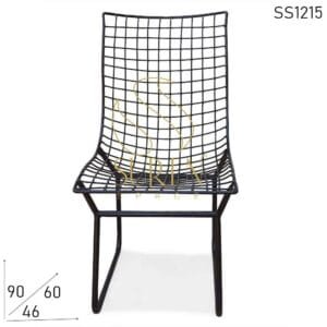 All Weather Proof Metal Industrial Comfortable Outdoor Chair