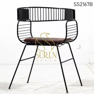Wholesale Rustic Furniture Manufacturer Bent Metal Rustic Outdoor Hotel Resort Garden Chair 2