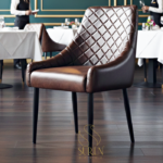 Brown industrial chair