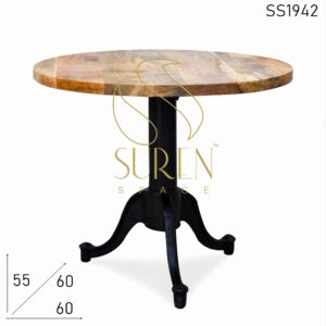 Cast Iron Round Top Attractive Center Table