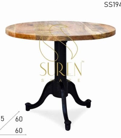 Cast Iron Round Top Attractive Center Table