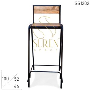 Compact Small Seating Bar Pub Counter Chair