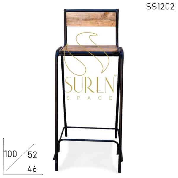 Compact Small Seating Bar Pub Counter Chair