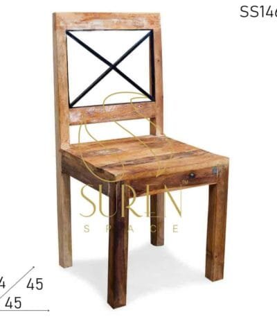 Distress Old Wood Indian Style Chair