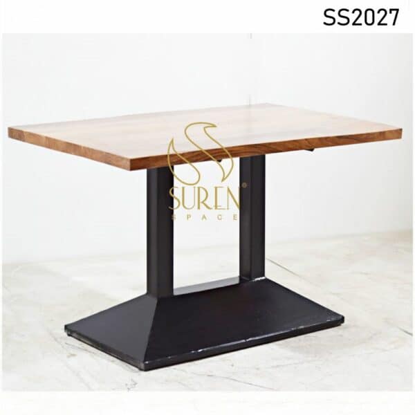 Dual Metal Base Heavy Weight Commercial Use Dining Table Dual Metal Base Heavy Weight Commercial Use Dining Table 1
