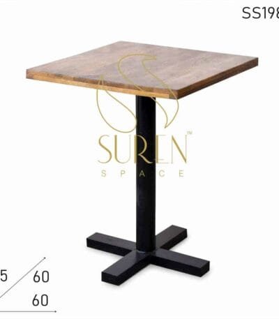 Light Weight Industrial Bistro Cafe Folding Table