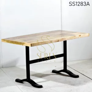 Mango Solid Wood Rectangle Restaurant Table