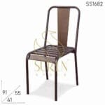 Metal Brown Shade Outdoor Chair