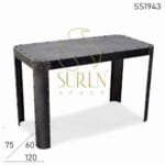 Metal Finish Outdoor All Weather Proof Compact Table