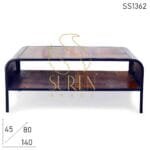 Old Recycled Metal Combo Center Coffee Table Design