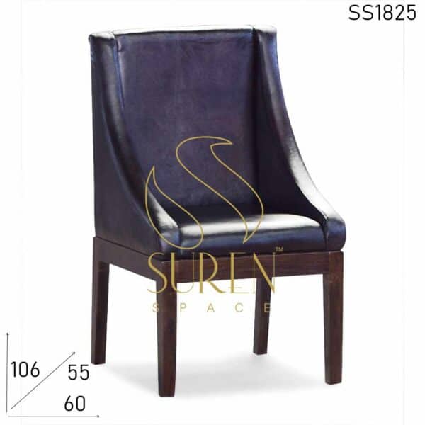 Original Leather Fine Dine Restaurant Chair