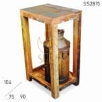 Reclaimed Wood Brewery Bar Table Design