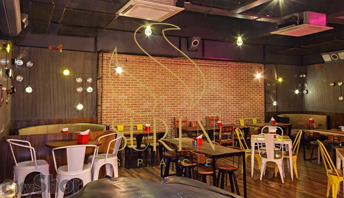 Hop In | Restaurant | Bar | Pune Retro Theme Restaurant Bar Furniture Design 2