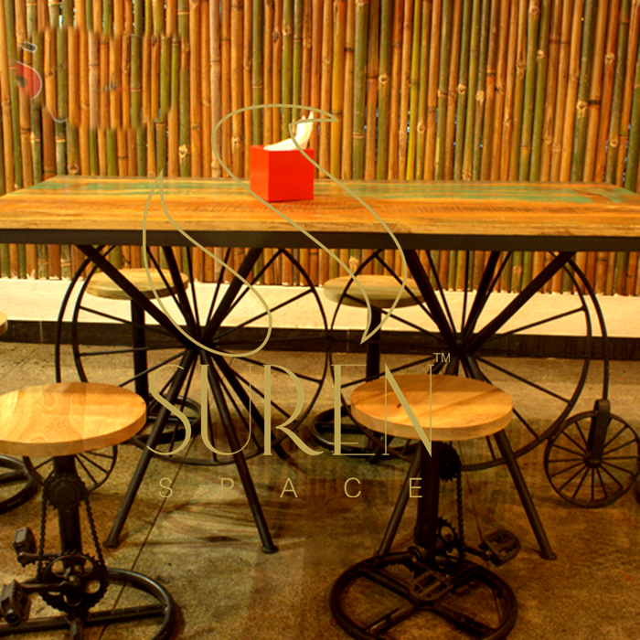 Hop In | Restaurant | Bar | Pune Retro Theme Restaurant Bar Furniture Design 2