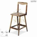 Solid Wood Indoor Bar Chair