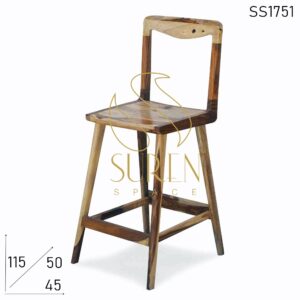 Solid Wood Indoor Bar Chair
