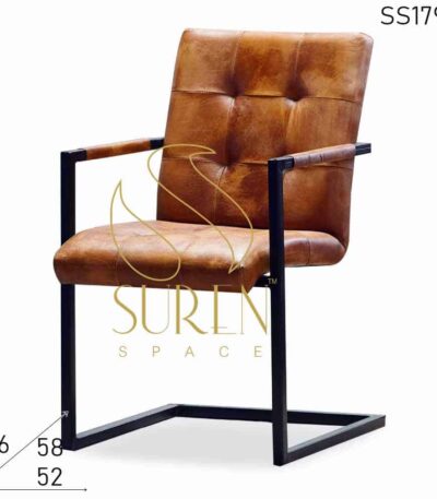 Tufted Leather Modern Design Office Chair
