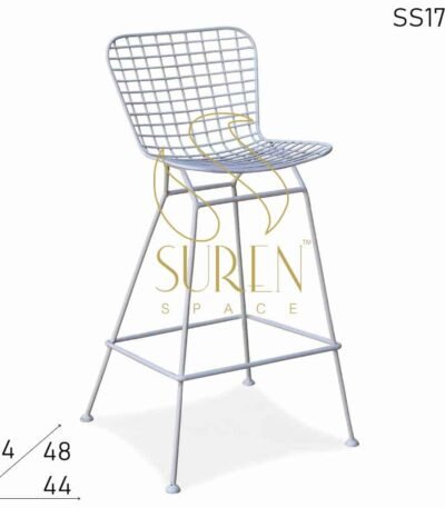 Weather Proof Metal Outdoor Bar Chair