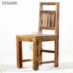 White Distress Reclaimed Wood Chair