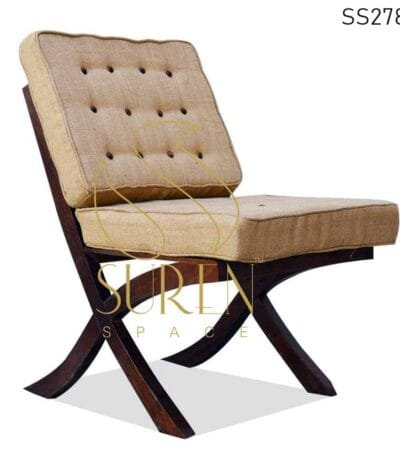 Wooden Frame Hotel Balcony & Room Rest Chair