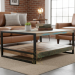 solid wood center table design