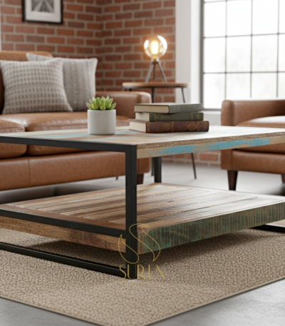 solid wood center table design