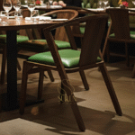 wooden restaurant chair design