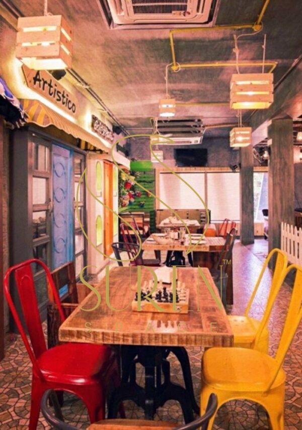 O2 Cafe De La Ville | Indore | Furniture Project By Suren Space