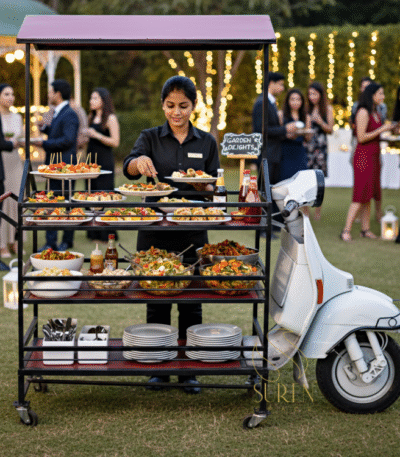 Catering Counter Industrial Style