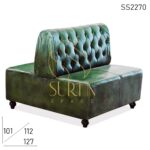 SS2270 Surne Space Tufted leather restaurant Sofa