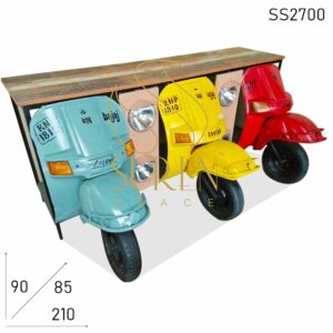 SS2700 Suren Space Three Scooter Automobile Design Long Counter Table