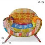 Traditional Fabric Rajasthani Sofa Design for Hospitality