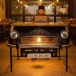 Unique Automobile Car Design Recycled Reception Counter