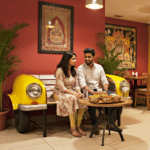 Farmhouse Design Automobile Car Style Reclaimed Wood Bench Sofa