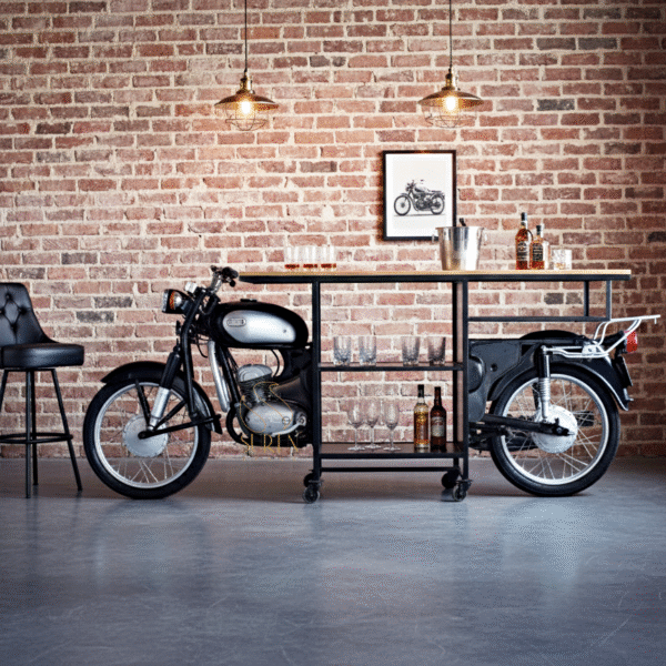 automobile theme bar cabinet design
