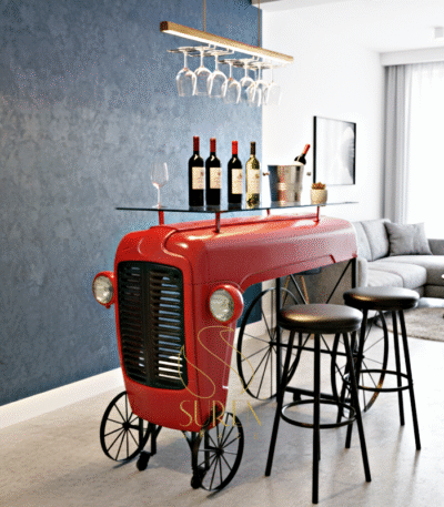 automobile unique high table design