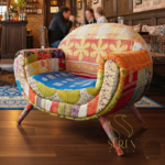 gudri fabric accent chair